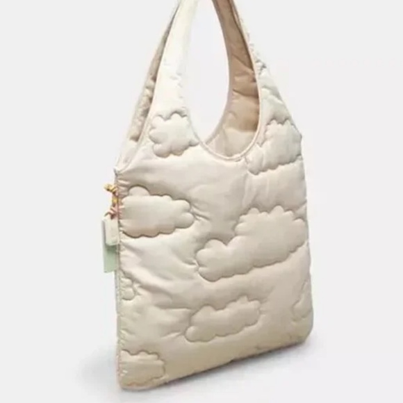 Authentic Coach white cloud quilting - Picture 2 of 4